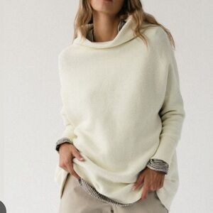 Free People Ottoman Cream Slouchy Tunic